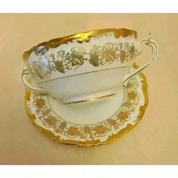 Coalport Hazelton -Cream Soup and Saucer Set (4) - Picture 3 of 6